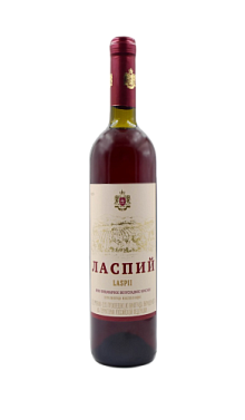 Вино ординарное п/сл красное "ЛАСПИЙ" 0,75 12%