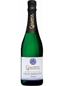 ИГРИСТОЕ ВИНО СУХОЕ БЕЛОЕ «ГОЛЬДЕК ВЕЛЬШРИСЛИНГ ТРОКЕН» («GOLDECK WELSCHRIESLING TROCKEN»), КРЕПОСТЬ 12,0%, 0,75Л.