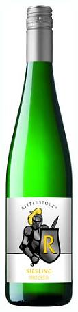 Вино сортовое ординарное "Риттерштольц Рислинг" полусухое белое, креп. 11,5%, 0,75л
