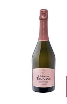 Российское игристое молодое вино с защищенным наименованием места происхождения "Южный берег Тамани" полусухое розовое "Красностоп. Шато Тамань" 0,75л