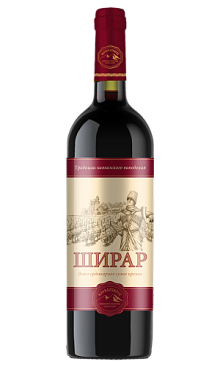 Вино ординарное сухое красное "Ширар" 0,75 л 12%