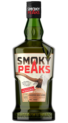 Виски Купажированный "СМОКИ ПИКС" 0,5л. 40%