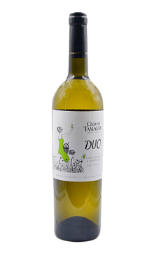 Росс вино с ЗГУ "Кубань" п/сл белое «Шато Тамань Дуо» 0,75л 12%