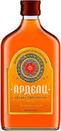 Коньяк пятилетний "Ардели" 40% 0,25 л.