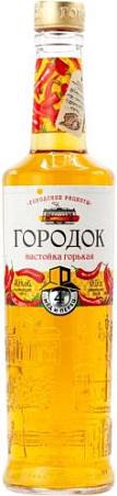 Настойка горькая "Городок мёд и перец"0,5 л