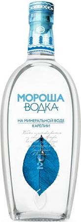 Водка "Мороша на минеральной воде Карелии Уровень мягкости №1" 0,25л 40%