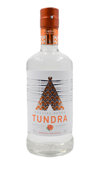 Водка особая "ТУНДРА СЕВЕРНАЯ МОРОШКА. ВОДКА КРАЙНЕГО СЕВЕРА" 0,5л 40%