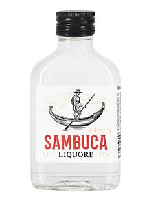 Ликер крепкий "Sambuca CELEBRITY (Самбука СЕЛЕБРИТИ)" 0,1л/12 бут 35%