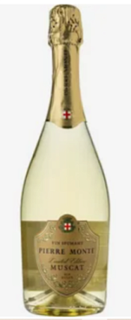 Игристое вино сладкое белое «Пьер Монте Мускат» (PIERRE MOHTE MUSCAT), 0,75 л