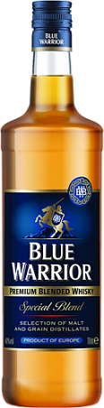 Виски купажированный "БЛЮ ВОРРИОР" ПРЕМИУМ 40%, 0,7 л.