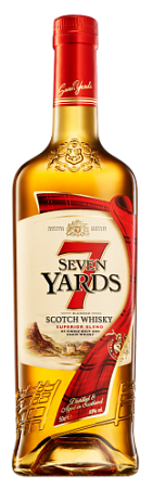 Виски Шотландский  купажированный "Севен Ярдс (Seven Yards)"  0,5л  