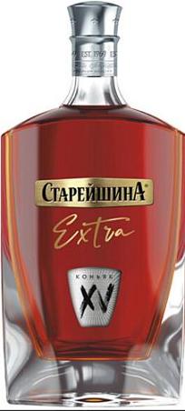 Коньяк Старейшина 15лет EXTRA 0,5л