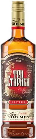Настойка горькая "ТРИ СТАРИКА" 0,5л 35%