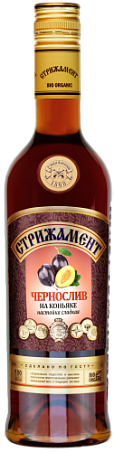 Настойка сладкая "Стрижамент Чернослив на коньяке" 0,5л 25%
