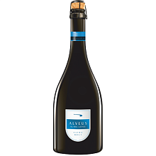 РОССИЙСКОЕ ИГРИСТОЕ ВИНО С ЗАЩИЩЕННЫМ НАИМЕНОВАНИЕМ МЕСТА ПРОИСХОЖДЕНИЯ "СЕННОЙ" ЭКСТРА БРЮТ БЕЛОЕ ВЫДЕРЖАННОЕ "ALVEUS ULTRA CUVEE,АЛЬВЕУС УЛЬТРА КЮВЕ"0,75
